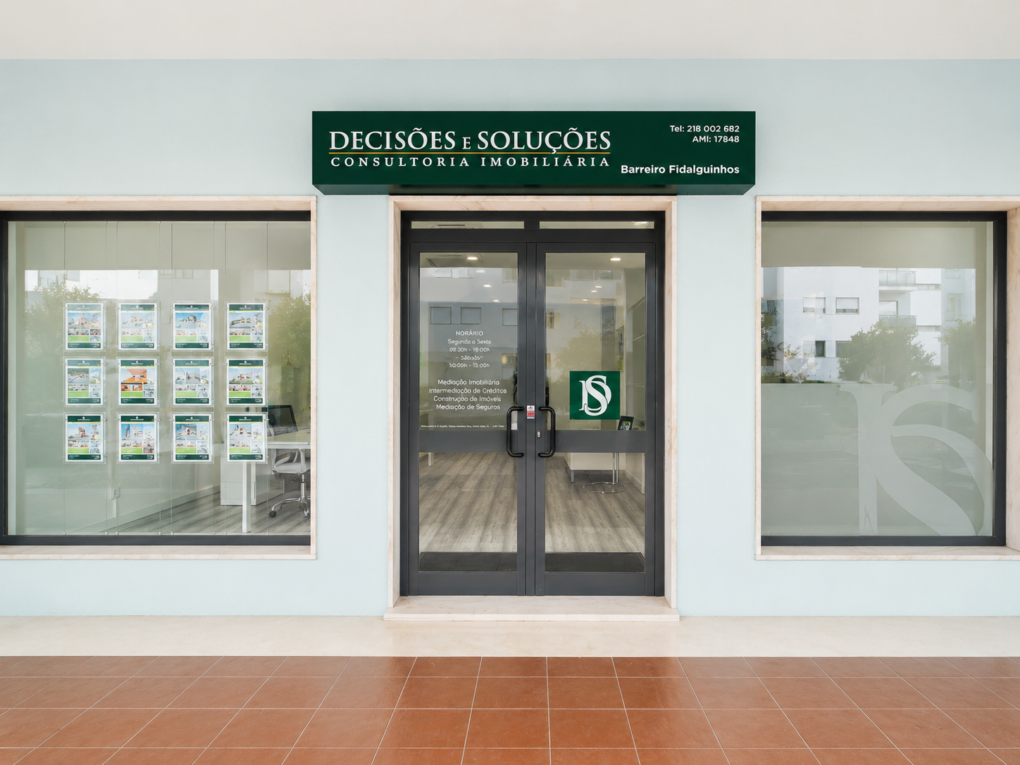 Fachada da agência